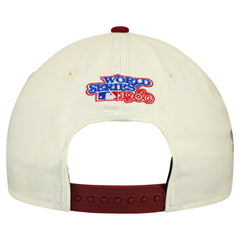 Philadelphia Phillies New Era World Series 9FORTY M-Crown A-Frame Adjustable Hat - Cream/Red Hats
