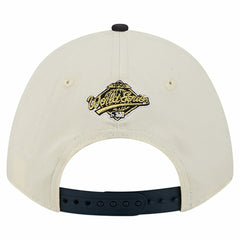 Atlanta Braves New Era World Series 9FORTY M-Crown Adjustable Hat - Cream/Navy Hats