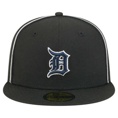 Detroit Tigers New Era Soutache 59FIFTY Fitted Hat - Black Hats