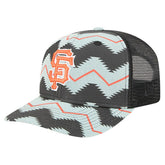 San Francisco Giants New Era Aztec Denim 9SEVENTY Adjustable Hat - Denim/Black Hats