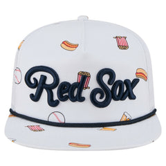 Boston Red Sox New Era Team Cheer Rope 19TWENTY Adjustable Hat - White Hats