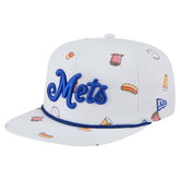 New York Mets New Era Team Cheer Rope 19TWENTY Adjustable Hat - White Hats