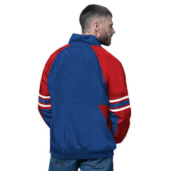 Buffalo Bills Starter Vintage Logo Prospect Half-Zip Pullover Royal