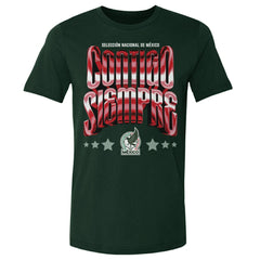 Mexico National Team 500 Level Contigo Siempre Vintage T-Shirt Forest Green