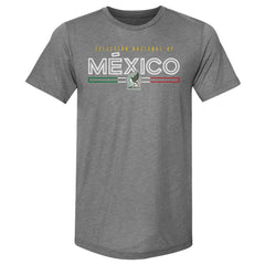 Mexico National Team 500 Level Inline Premium Tri-Blend T-Shirt Gray sale