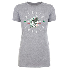 Mexico National Team 500 Level Women's Futbol T-Shirt Heather Gray shop