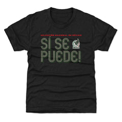Mexico National Team 500 Level Youth Si Se Puede Inline Bold T-Shirt Black sale