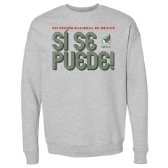 Mexico National Team 500 Level Si Se Puede Inline Bold Pullover Sweatshirt Heather Gray sale