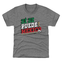Mexico National Team 500 Level Youth Si Se Puede T-Shirt Gray sale