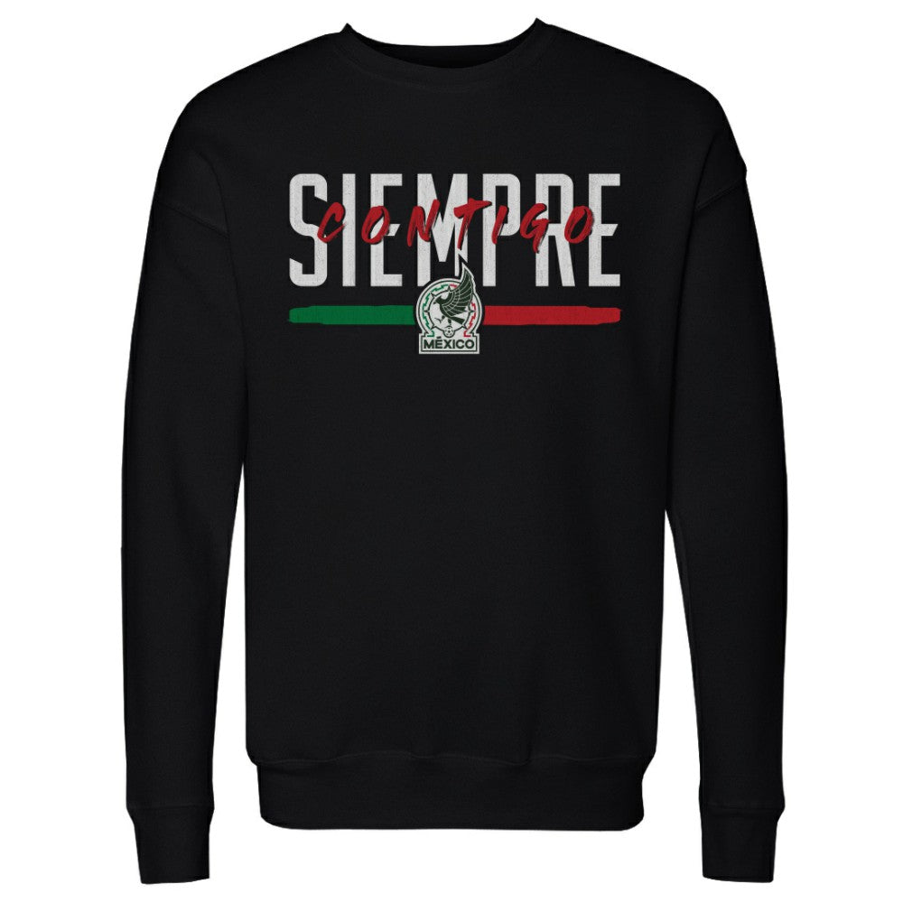 Mexico National Team 500 Level Siempre Contigo Crewneck Sweatshirt Black shop