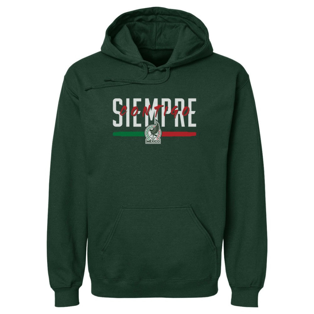 Mexico National Team 500 Level Siempre Contigo Pullover Hoodie Dark Green shop