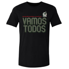 Mexico National Team 500 Level Vamos Todos Inline Bold Cotton T-Shirt Black shop