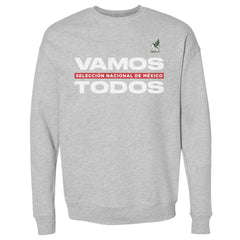 Mexico National Team 500 Level Vamos Todos Crewneck Sweatshirt Heather Gray sale