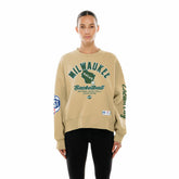 Milwaukee Bucks Women's 2025/26 City Edition Sweatshirt Tan