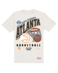 Atlanta Hawks Oversized City Edition Remix Vintage T-Shirt Cream