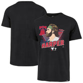 Bryce Harper Philadelphia Phillies '47 Player Caricature Franklin T-Shirt - Black T-shirts