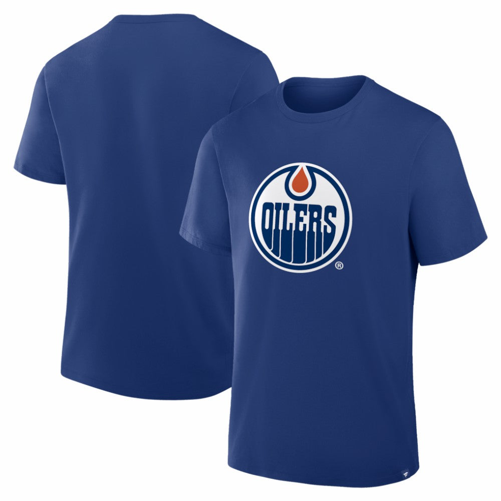 NHL Edmonton Oilers Fanatics Essential Legacy T-Shirt - Royal