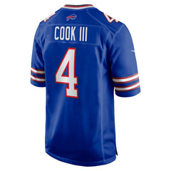 NFL James Cook III Buffalo Bills Team Game Jersey - Royal