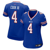NFL James Cook III Buffalo Bills Women's Team Game Jersey - Royal
