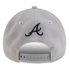Atlanta Braves New Era x Hyperfly A-Frame 9FORTY Adjustable Hat - Gray Hats