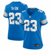NFL Rock Ya-Sin Detroit Lions Women's Team Game Jersey - Blue