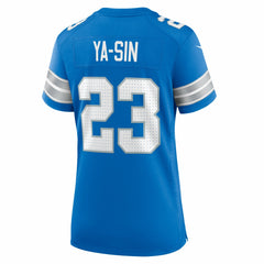 NFL Rock Ya-Sin Detroit Lions Women's Team Game Jersey - Blue