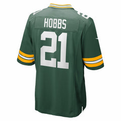 NFL Nate Hobbs Green Bay Packers Team Game Jersey - Green