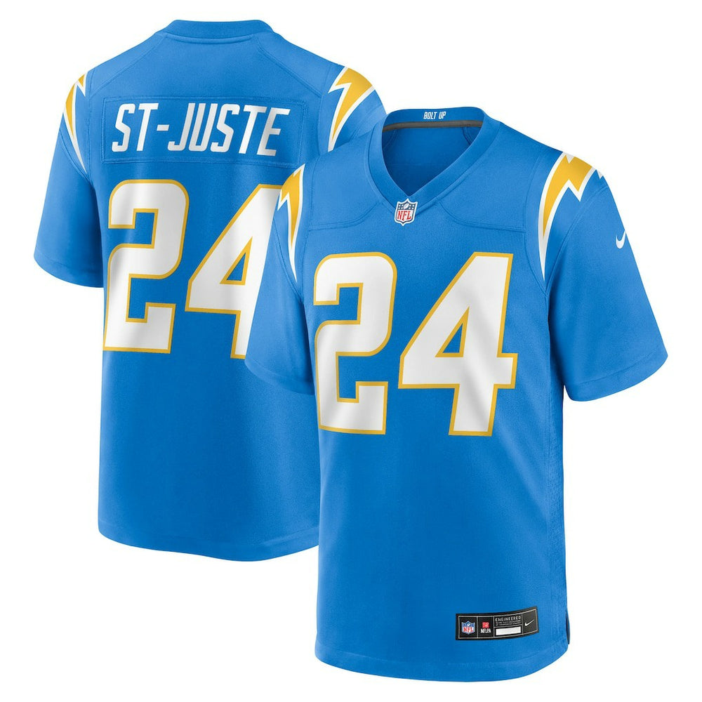 NFL Benjamin St-Juste Los Angeles Chargers Team Game Jersey - Powder Blue