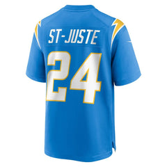 NFL Benjamin St-Juste Los Angeles Chargers Team Game Jersey - Powder Blue