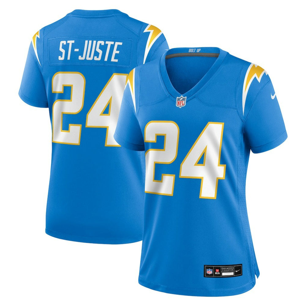 NFL Benjamin St-Juste Los Angeles Chargers Women's Team Game Jersey - Powder Blue