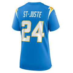 NFL Benjamin St-Juste Los Angeles Chargers Women's Team Game Jersey - Powder Blue