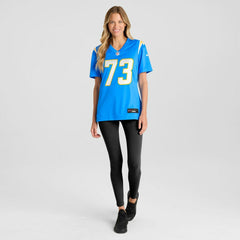 NFL Mekhi Becton Los Angeles Chargers Women's Team Game Jersey - Powder Blue