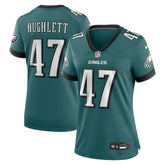 NFL Charley Hughlett Philadelphia Eagles Women's Team Game Jersey - Midnight Green