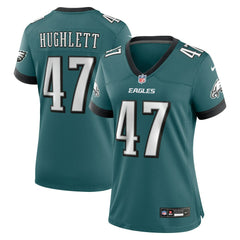 NFL Charley Hughlett Philadelphia Eagles Women's Team Game Jersey - Midnight Green