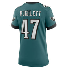 NFL Charley Hughlett Philadelphia Eagles Women's Team Game Jersey - Midnight Green