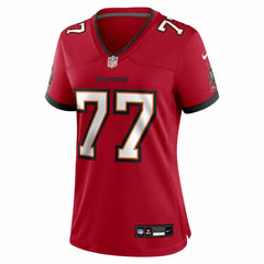 NFL Charlie Heck Tampa Bay Buccaneers Women's Team Game Jersey - Red