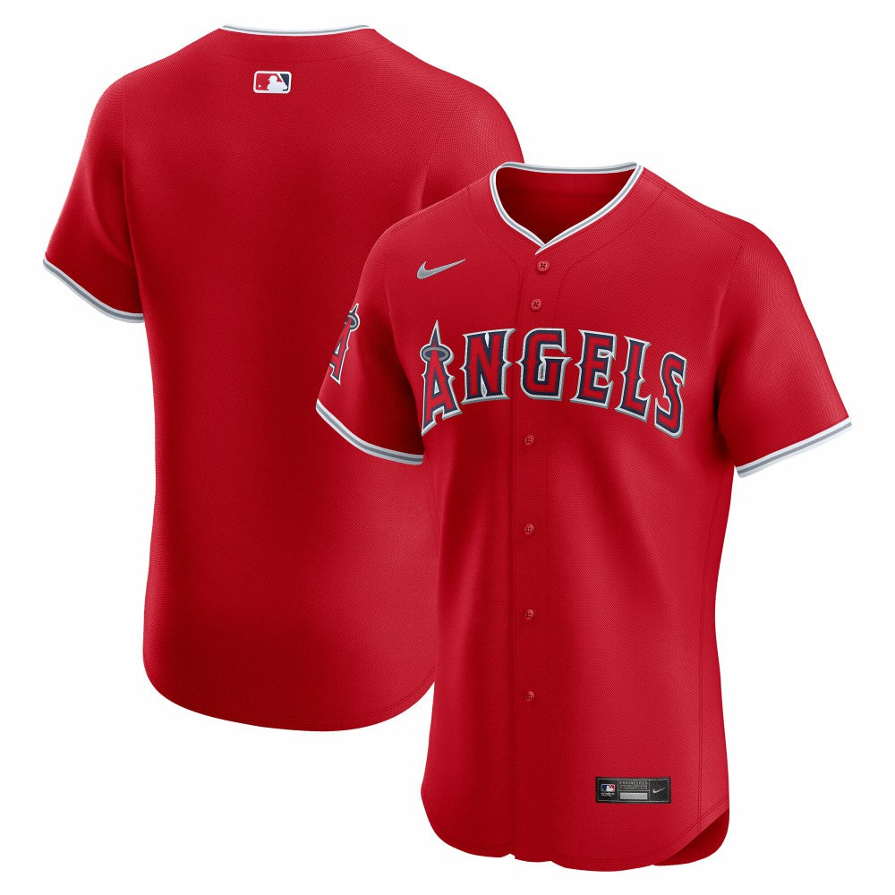 MLB Los Angeles Angels Nike Alternate Elite Jersey - Red