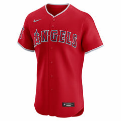 MLB Los Angeles Angels Nike Alternate Elite Jersey - Red