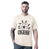 Dallas Cowboys MSX by Michael Strahan Whiteout Vintage T-Shirt White
