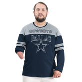 Dallas Cowboys G-III Sports by Carl Banks Adaptive Outlast Long Sleeve T-Shirt Navy/Silver