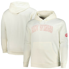 NHL Detroit Red Wings Fanatics Big &Tall Stitch Hoodie - Cream