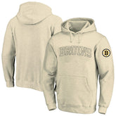 NHL Boston Bruins Fanatics Big &Tall Stitch Hoodie - Cream