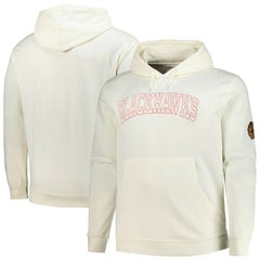 NHL Chicago Blackhawks Fanatics Big &Tall Stitch Hoodie - Cream