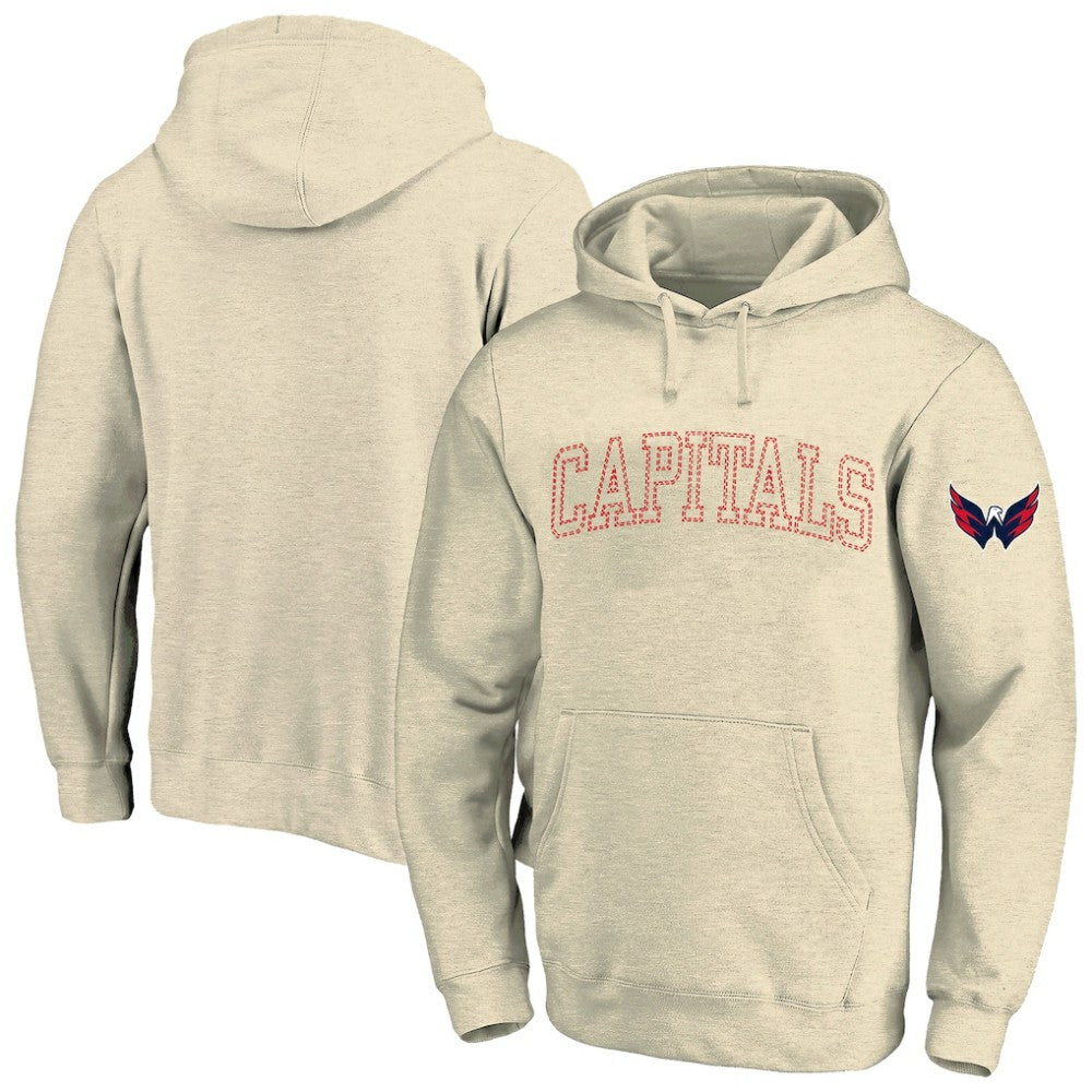 NHL Washington Capitals Fanatics Big &Tall Stitch Hoodie - Cream