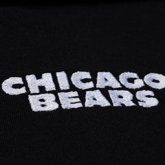 Chicago Bears Women's Cropped Long Sleeve Rugby Polo Black