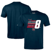 NHL Alexander Ovechkin Washington Capitals Levelwear NHL All-Time Leading Goal Scorer Milestone Stripes Name & Number Richmond T-Shirt - Navy