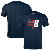 NHL Alexander Ovechkin Washington Capitals Levelwear Youth NHL All-Time Leading Goal Scorer Milestone Stripes Name & Number Little Richmond T-Shirt - Navy