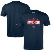 NHL Alexander Ovechkin Washington Capitals Levelwear Youth NHL All-Time Leading Goal Scorer Milestone Stars Name & Number Little Richmond T-Shirt - Navy