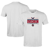 NHL Alexander Ovechkin Washington Capitals Levelwear Youth NHL All-Time Leading Goal Scorer Milestone Stars Name & Number Little Richmond T-Shirt - White