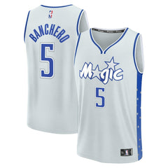 NBA Paolo Banchero Orlando Magic 2025/26 City Edition Fast Break Jersey - Silver